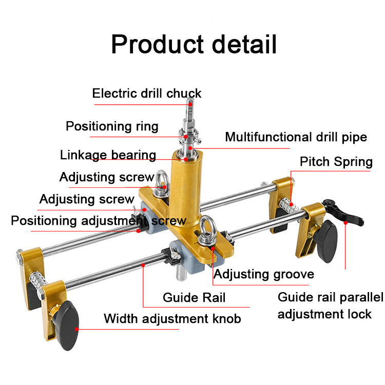 Replace Mortice Solid Wood smart Lock Jig Hole Opener Door Fitting Jig Kit Mortise Tool Hole Saw Opener