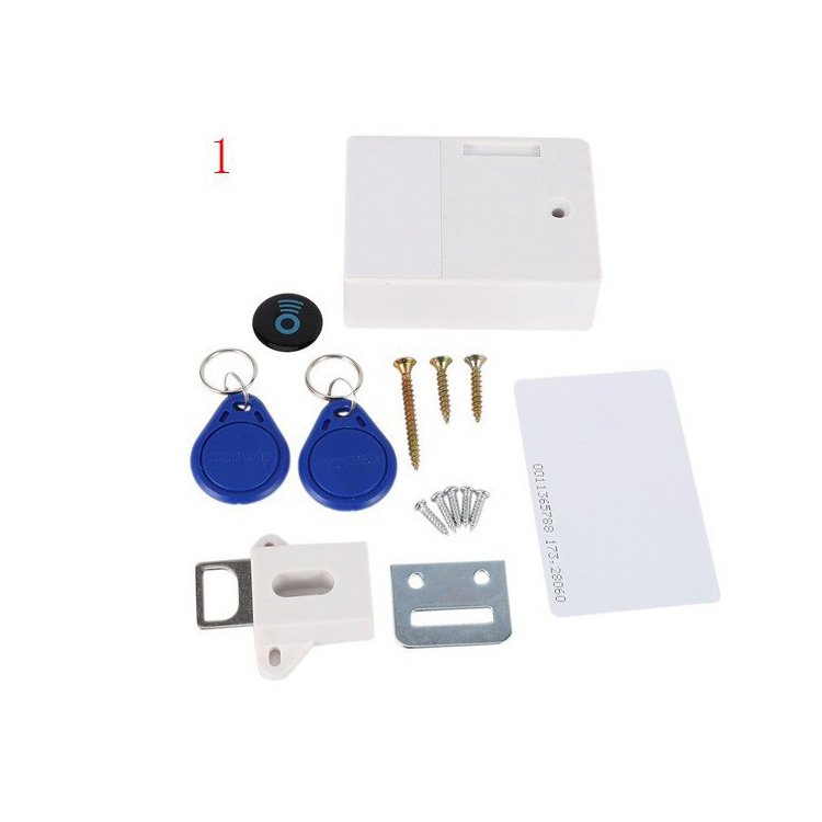 RFID Smart Wrawer Cabinet IC Card Electronic Digital Keyless Intelligent Smart Drawer Furniture Lock with Three Colorful