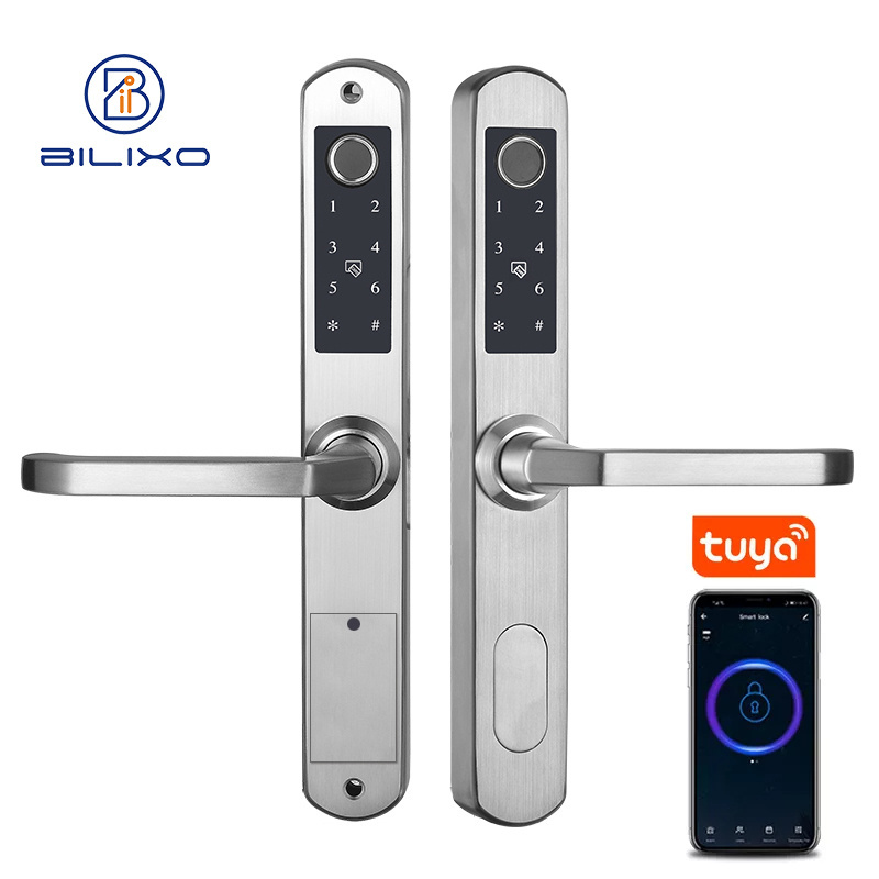 security tuya key main sliding door smart lock deadbolt home electronics smartlock electric finger print waterproof double side