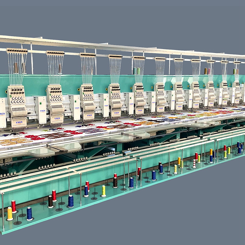 12-Head Chenille Embroidery 2-in-1 Multi-Functional Computerized Combination Type Embroidery Machine for Manufacturing Plants