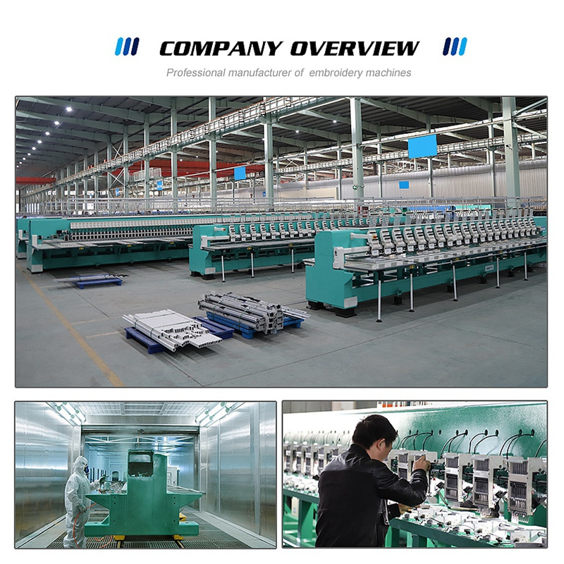 Best full automatic computerized industrial embroidery machine 20 head high quality logo embroidery machine