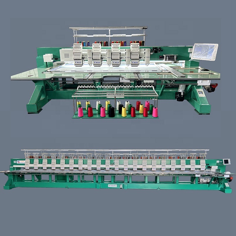 12-Head Chenille Embroidery 2-in-1 Multi-Functional Computerized Combination Type Embroidery Machine for Manufacturing Plants