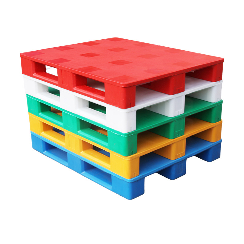 Manufacture High Quality Heavy Duty Colorful HDPE Pallets  Industrial HDPE Euro Stackable Plastic Pallets