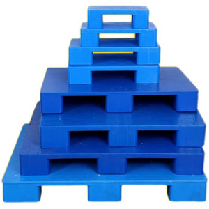 Customized multiple size 1200x1000 Blue Pallet Warehouse Industry Reinforced Flat Racking Cheap Plastic Pallet For Sale