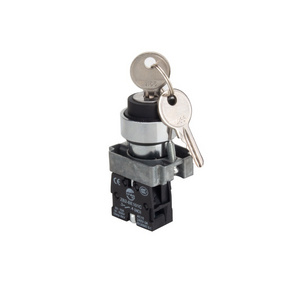 LVBO XB2-BG  Latching Self-locking Type 2NO 3 gear Selector Knob Rotary Key Emergency Stop Switch