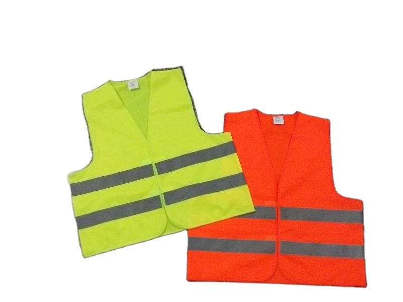 Wholesale Disposable Security Reflective China Safety Vest Clothing with Pocket from Factory Yellow Green Strap Customized