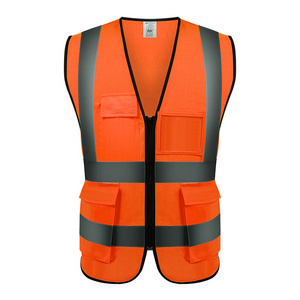 Hot Sale High Visibility reflective safety vest  Fancy Traffic Construction PPE Safety Jacket