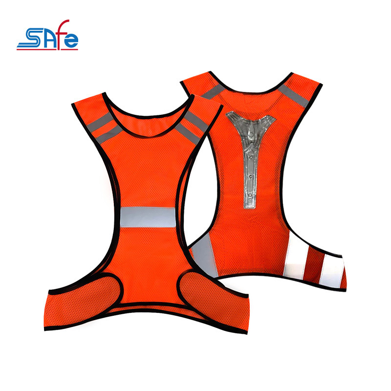 Guaranteed Quality safety vest with led lights security reflective safety vest