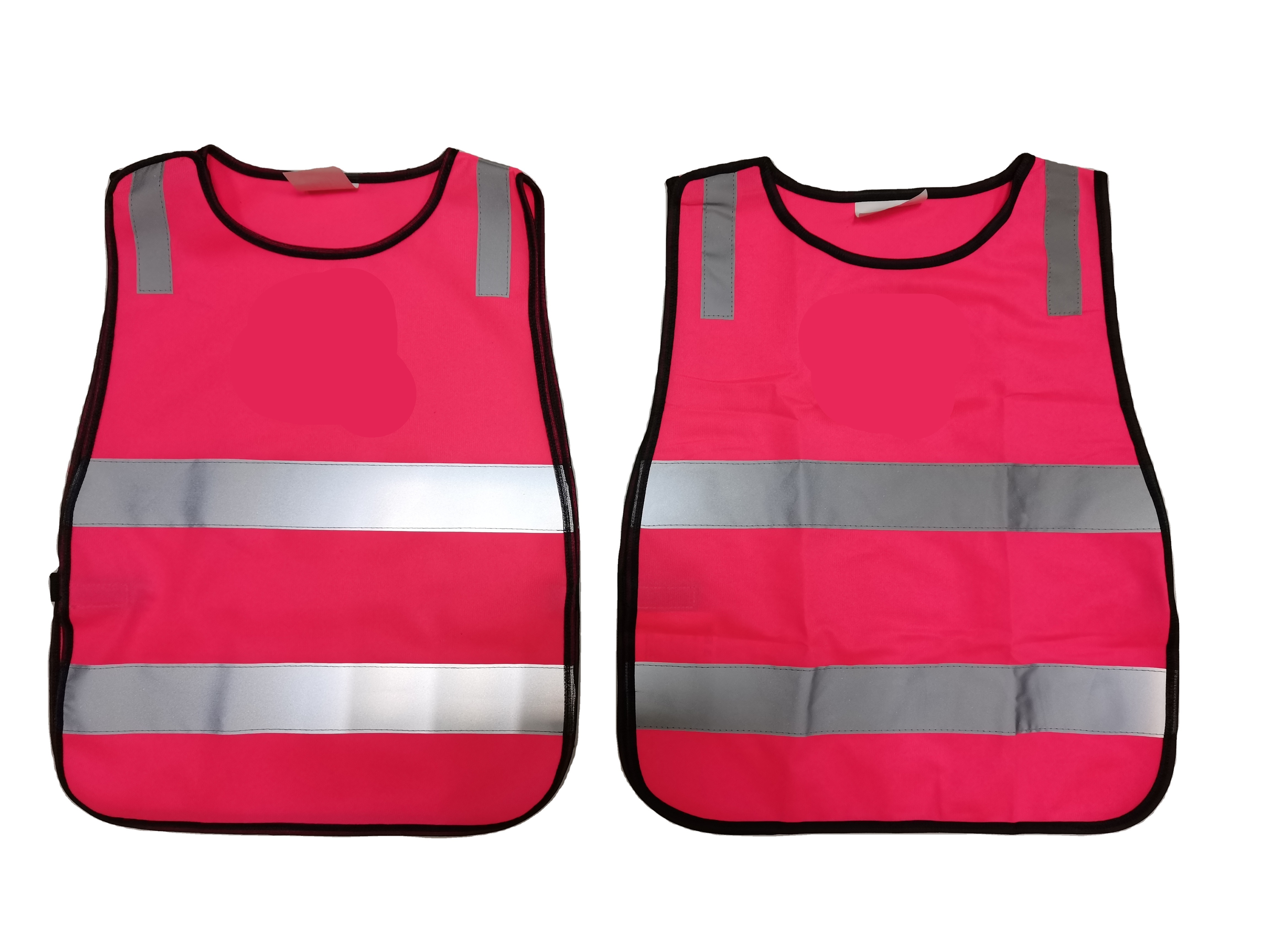 China Manufactory Yellow Pink White safety reflective vest  Kids High Vis Safety Vest For Children