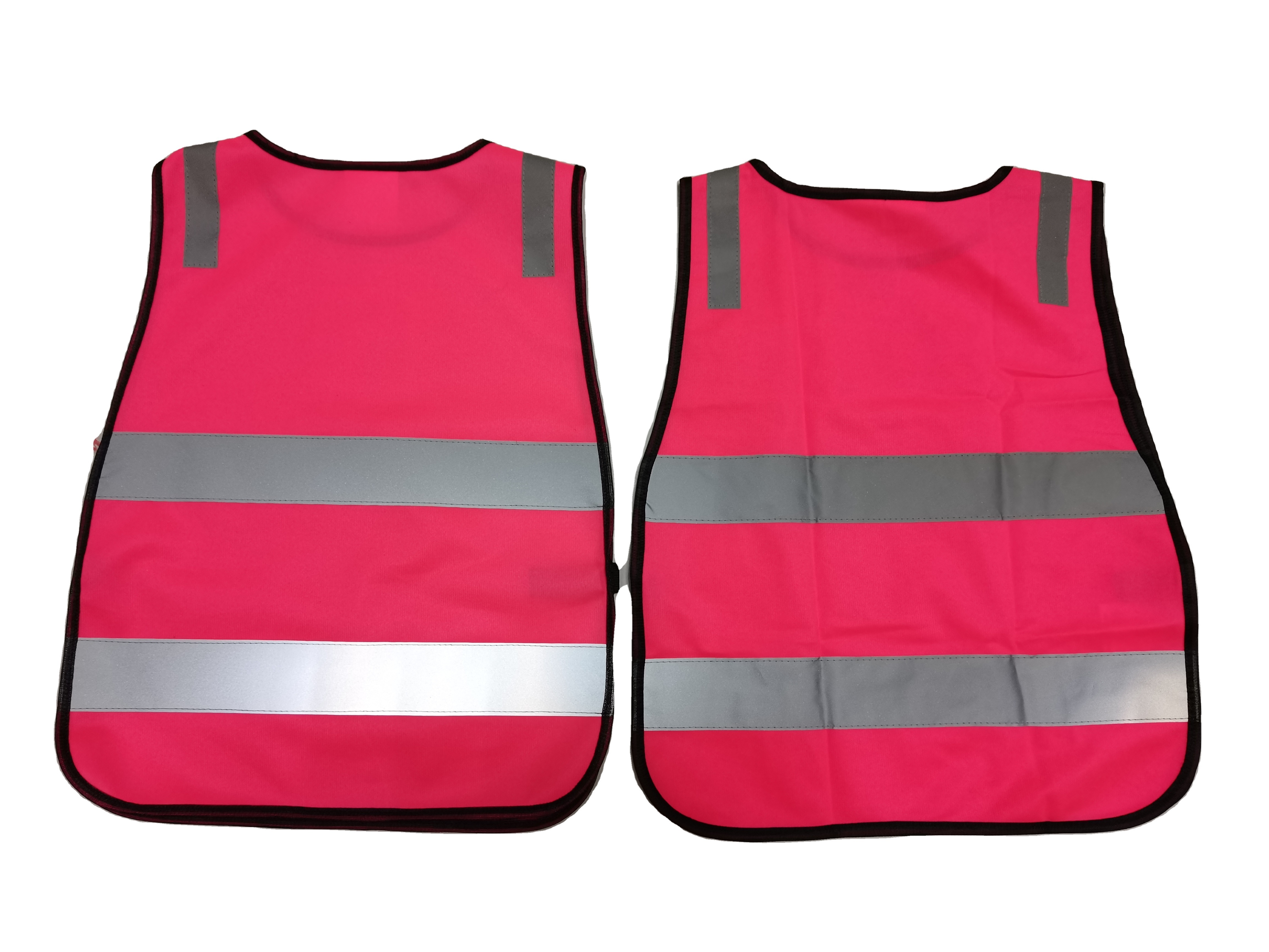 China Manufactory Yellow Pink White safety reflective vest  Kids High Vis Safety Vest For Children