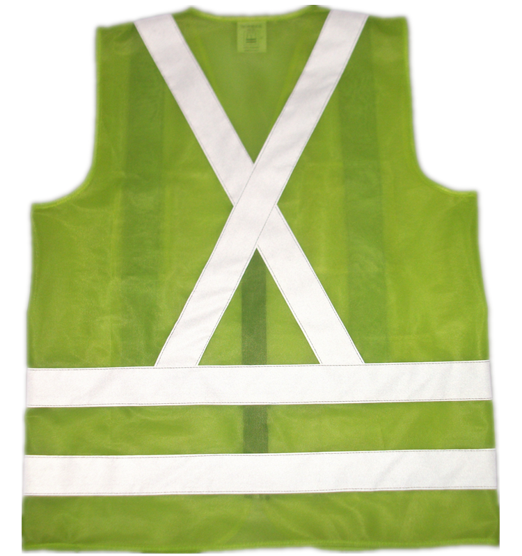 Hot Sales  Construction Project Fluorescent Yellow safety Vest Multi-pocket Roadway Safety Clothing Reflective Vest