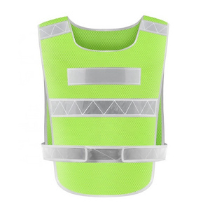 Wholesale Colorful LED Safety Vest Reflective With Logo Traffic Work Security High Visibility Reflective  Mesh Safety Vest