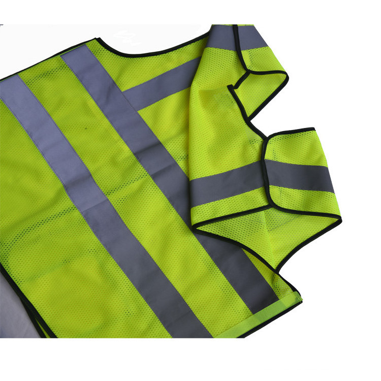 Wholesale Traffic Work Construction Security High Visibility Reflective Safety Mesh Vest With Logo