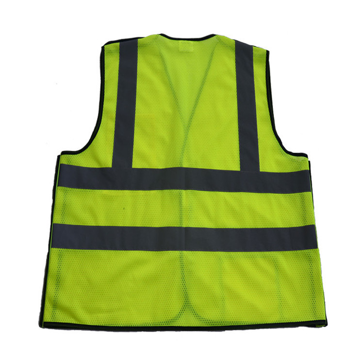 Wholesale Traffic Work Construction Security High Visibility Reflective Safety Mesh Vest With Logo