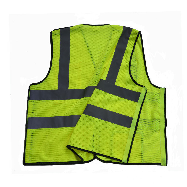 Wholesale Traffic Work Construction Security High Visibility Reflective Safety Mesh Vest With Logo