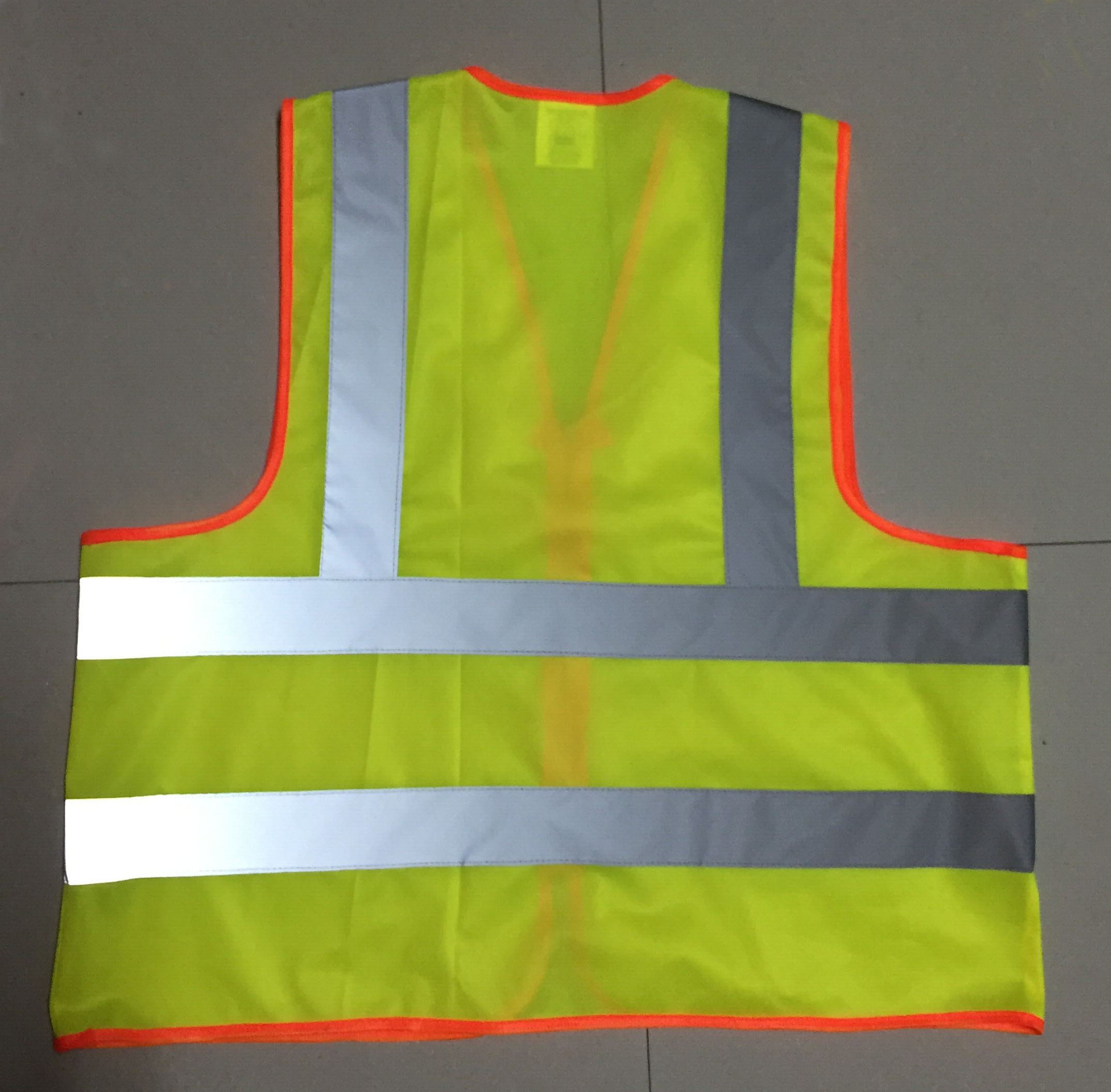 Children Reflective Yellow Safety Jacket EN17353 EN1150 Kids Outside Security Vest