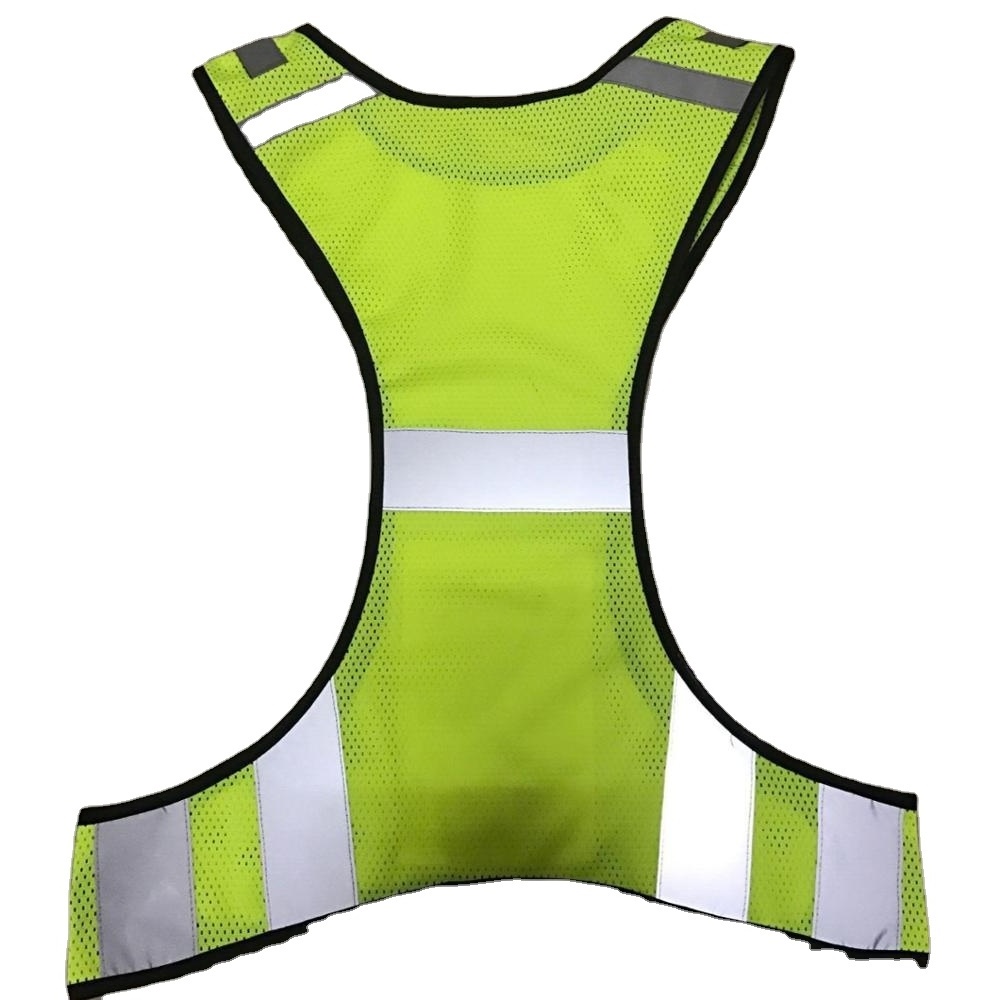 reflective safety running vest hi vis clothing for biking motorcycle safety vest