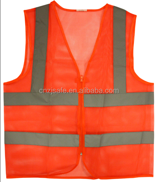 wholesale Mesh reflective Safety Vest with reflective strips