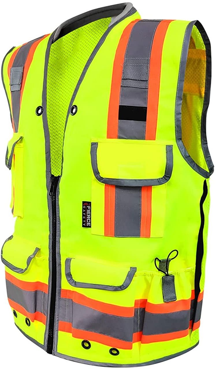 high visibility safety vest safety reflectorized vest Can be customized reflective safety vest