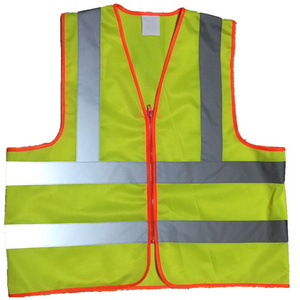 Children Reflective Yellow Safety Jacket EN17353 EN1150 Kids Outside Security Vest