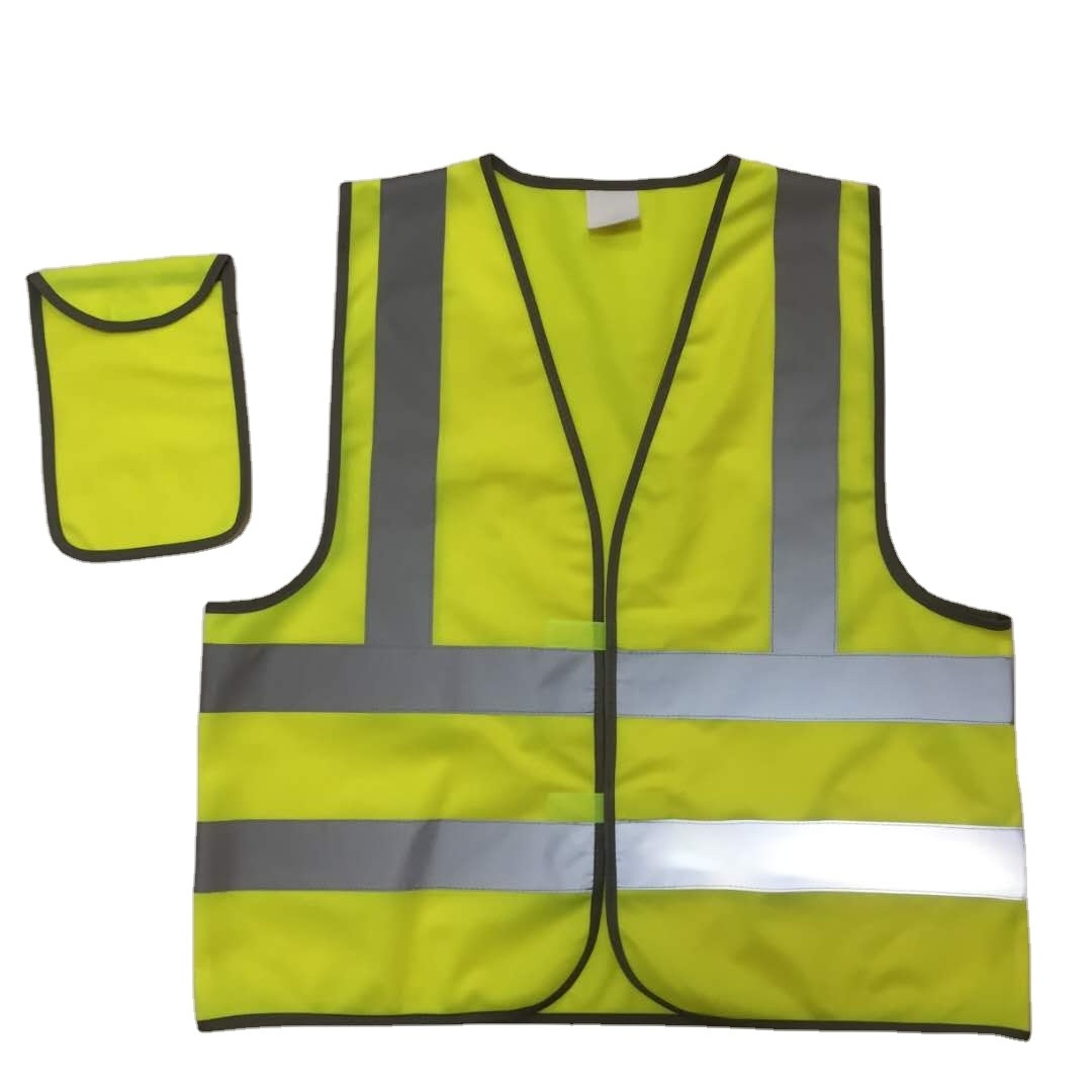 China Reflective Safety Clothing Manufactory OEM LOGO ANSI CE Security Jacket Factory Yellow Warning Vest