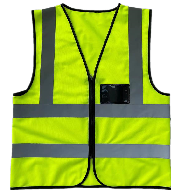 Children Reflective Yellow Safety Jacket EN17353 EN1150 Kids Outside Security Vest