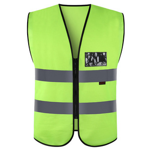 Reflective Polyester Jackets For Construction Worker Customizable with Logo for Safety Equipment Reflective Clothes