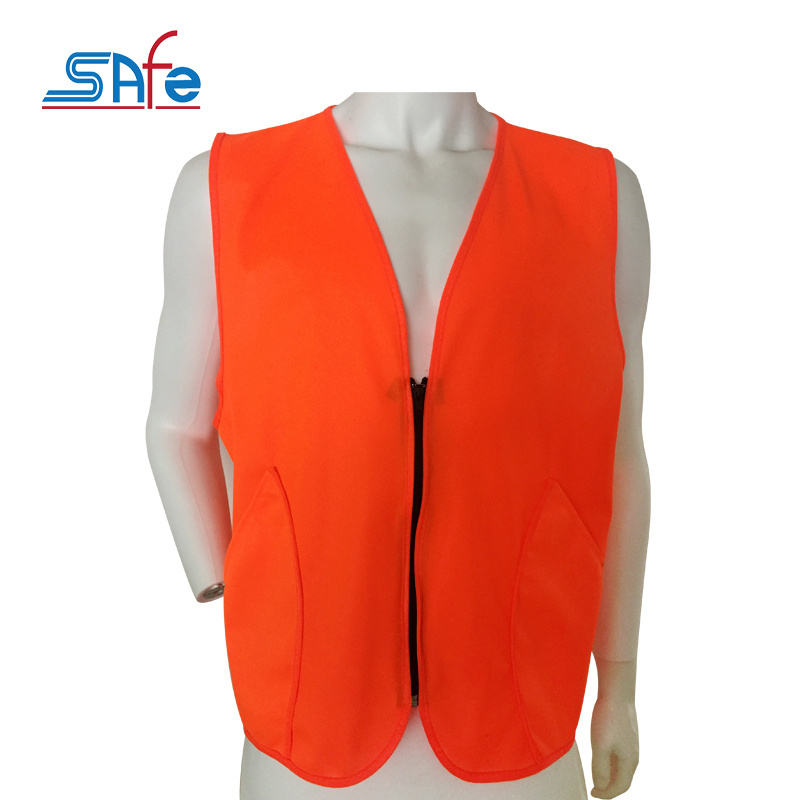 Wholesale Upland Hunting Vest Blaze Orange And Tan Briar Proof Game Outdoor Hat for Cold Weather high visibility hunting vest