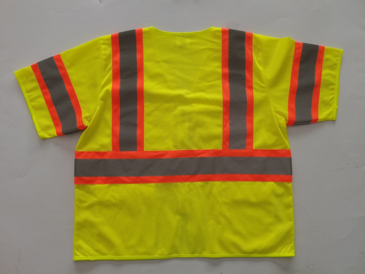 5 Point Break ANSI/ISEA107-2020 Security Safety Reflective Vest Short Sleeve High Visibility Mesh Vest for American market