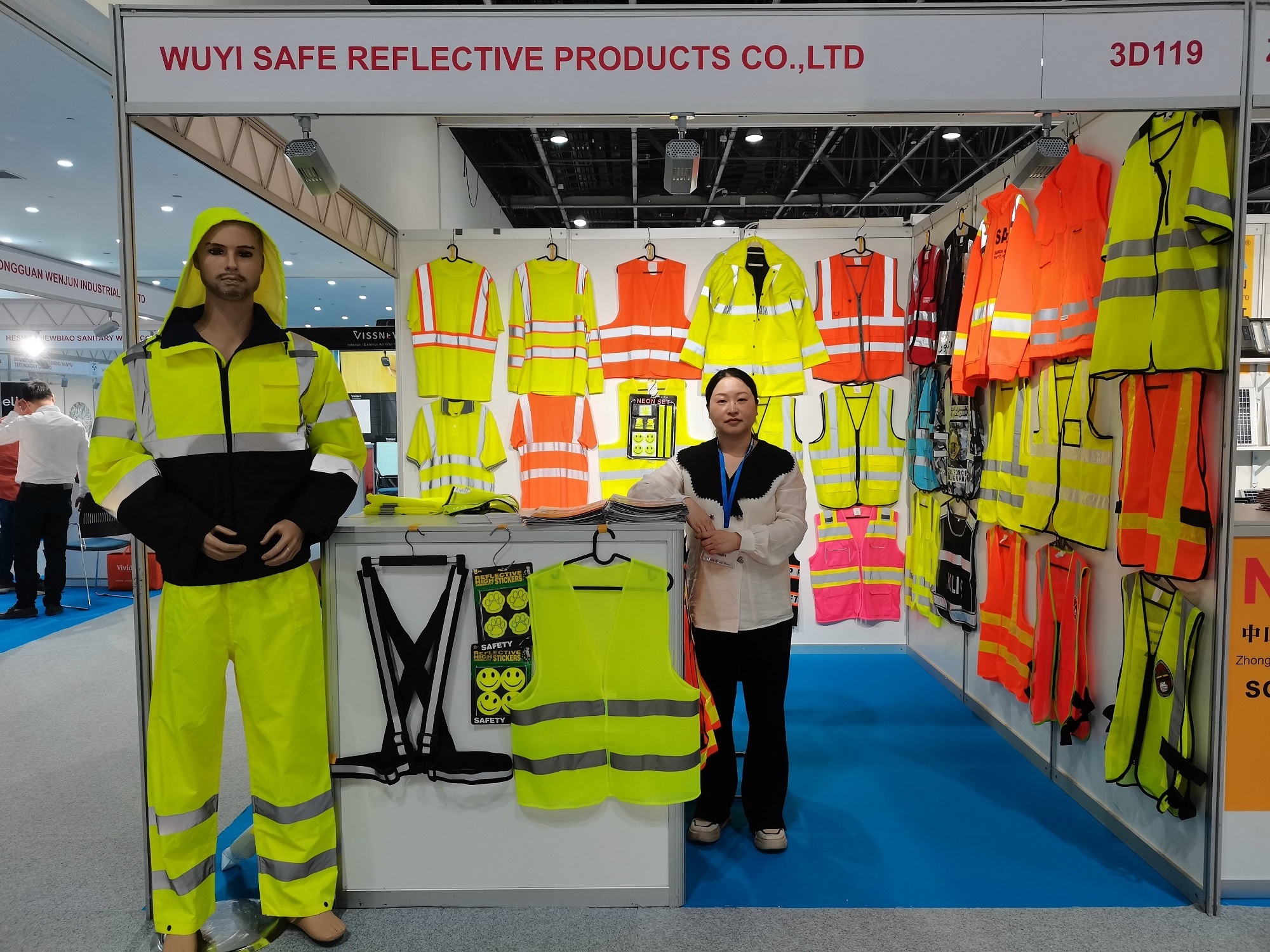 PA0813 Reflective Vest Jacket Strip Mesh Fabric Construction Security Safety Vest Reflective Clothing Reflective Vest