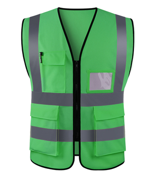 PA0813 Reflective Vest Jacket Strip Mesh Fabric Construction Security Safety Vest Reflective Clothing Reflective Vest