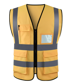 PA0813 Reflective Vest Jacket Strip Mesh Fabric Construction Security Safety Vest Reflective Clothing Reflective Vest