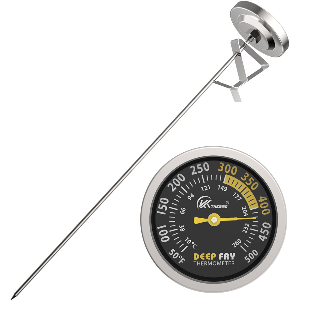 Candy Deep Fry Thermometer with Instant Read,Dial Thermometer Stainless Steel deep fry thermometer