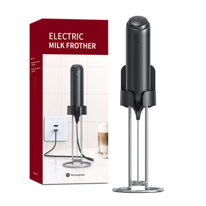 Milk Frother Rechargeable Handheld with USB automatic milk frother