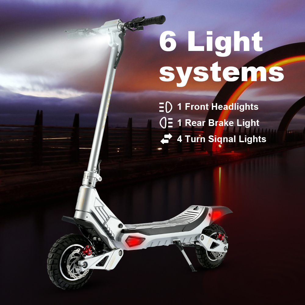 Fast electric scooter for adults dual brakes brushless motor top rate power 500w commercial motor scooter for adults