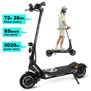 Wholesale Powerful 2 wheels folding electric scooter 6000w dual motor 72v adult escooter