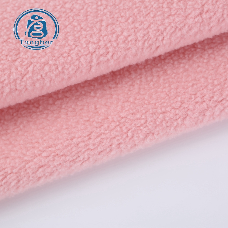 High Quality Knit  One Side Polar Fleece 60 Cotton 40 Polyester CVC French Terry Fleece Fabric for Hoodie