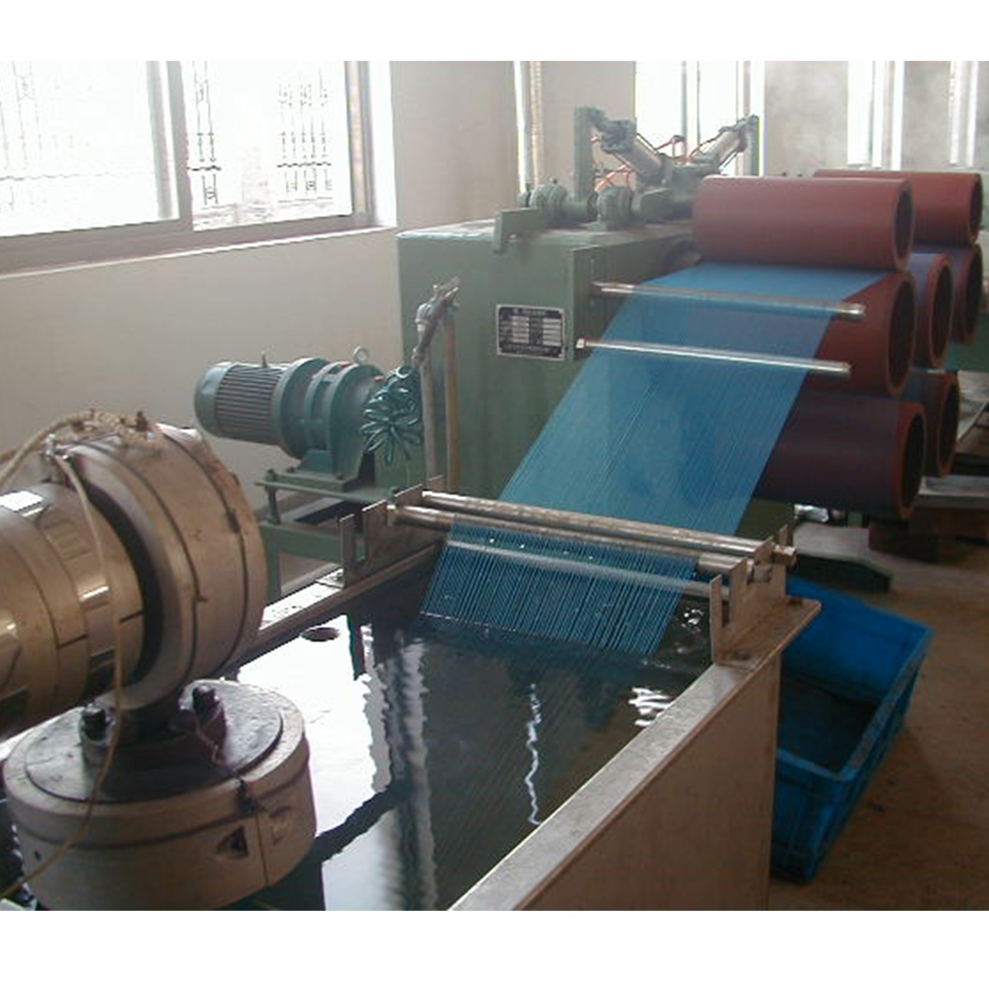 Plastic PP/PE/PET Monofilament Extrusion making Machine with winder for potato leno bag sack production line