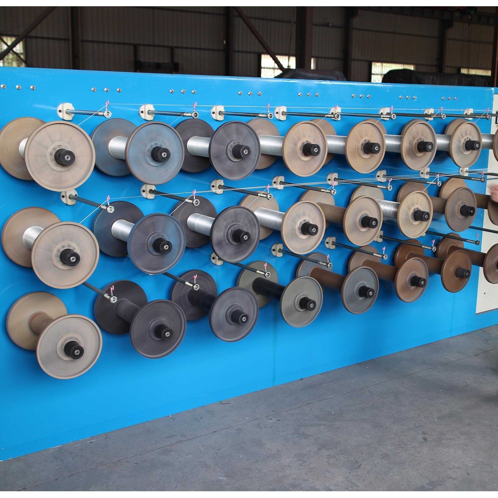 China high speed Plastic PP/PE/PET Monofilament Extruder making Machine with winder for rope production line