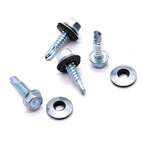 Hex Self-Tapping Hex Self-Drilling Screw  M6.3 * 50 DIN7504K EPDM Washer Bonded Screw