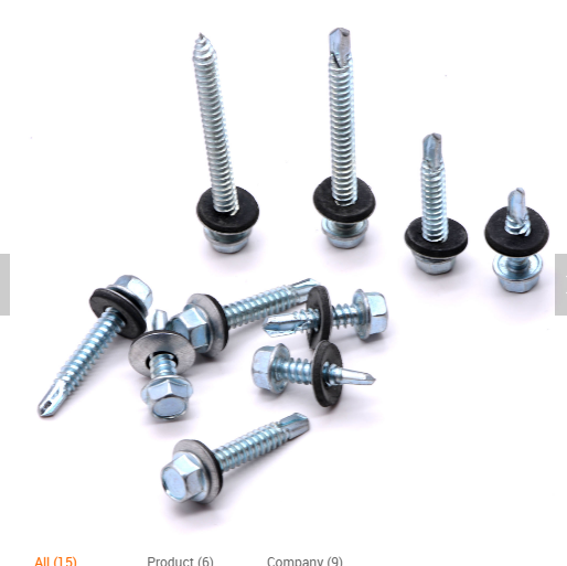 Hex Self-Tapping Hex Self-Drilling Screw  M6.3 * 50 DIN7504K EPDM Washer Bonded Screw