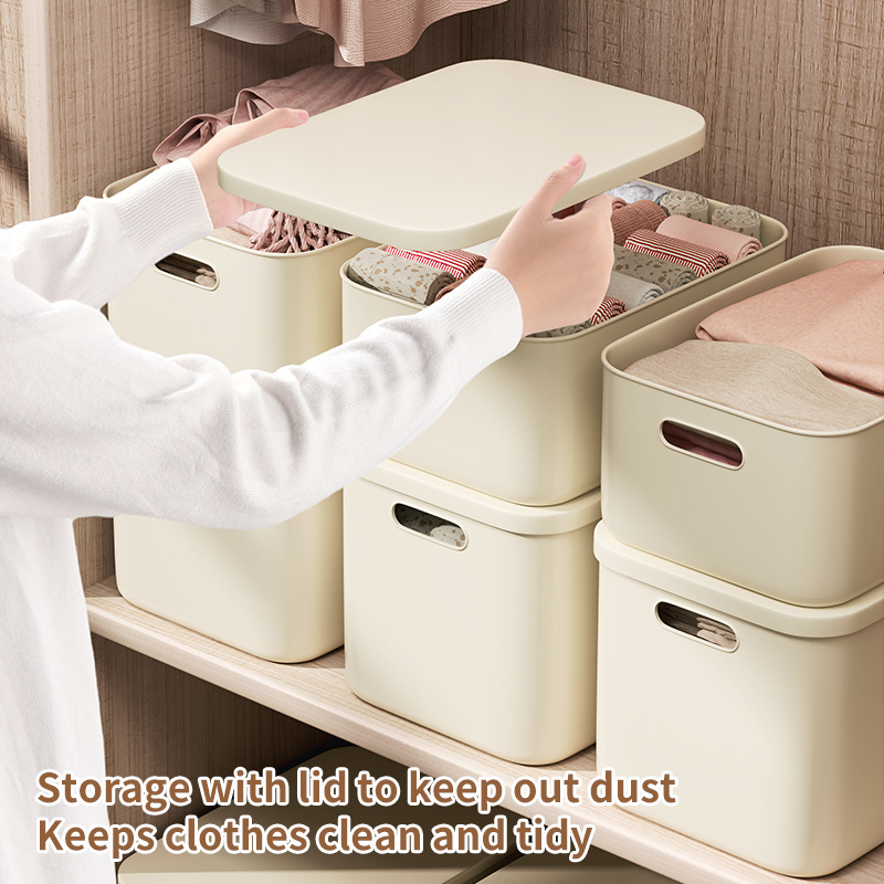 2024 New Useful Household Items Kitchen Organizer Cartoon Plastic Storage Box and Containers with Lid