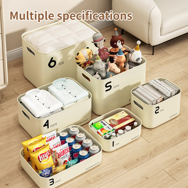 2024 New Useful Household Items Kitchen Organizer Cartoon Plastic Storage Box and Containers with Lid