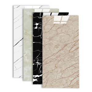 Waterproof flexible decorative real marble peel and stick tile