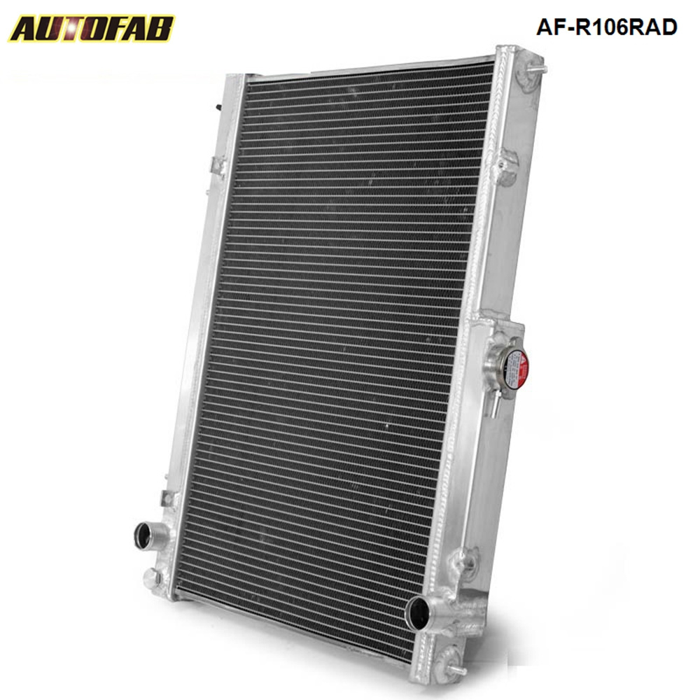 AUTOFAB -42mm 2 Row Alloy Aluminum Radiator For Nissan Skyline R33 RB25DET GTS-T AF-R106RAD