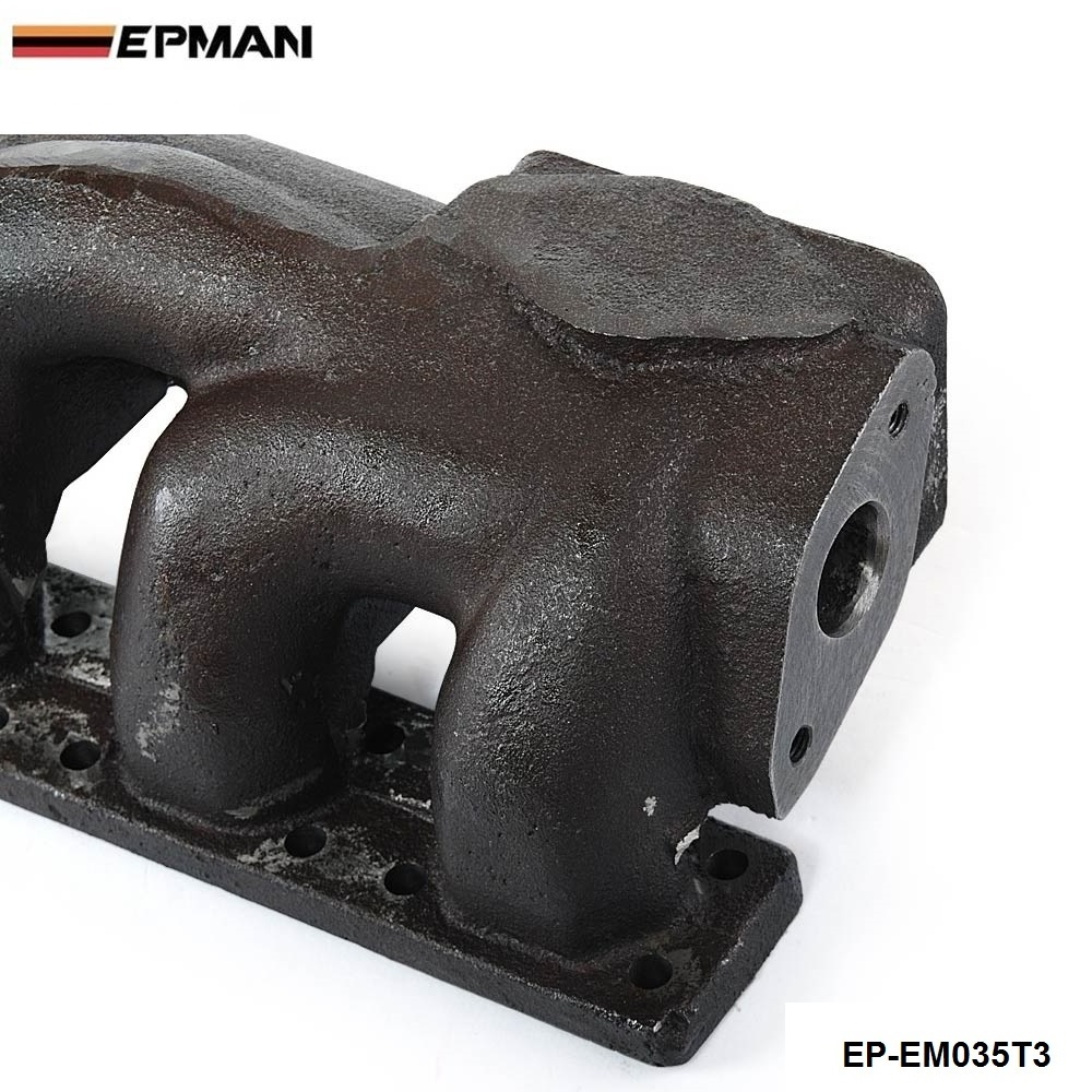 EPMAN Turbo Exhaust Manifold compatible for BMW 1991-1999 E36 2000-2006 E46 I6 T3 T4 M50 M52 M54 left-hand drive EP-EM035T3