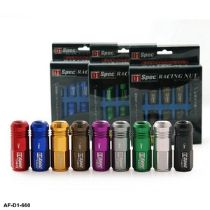 D1spec JDM Light Weight Aluminum Wheel Racing Lug Nuts M12*1.5 52mm M12*1.25 For Honda CIVIC EG EK ES EP EP-D1-660