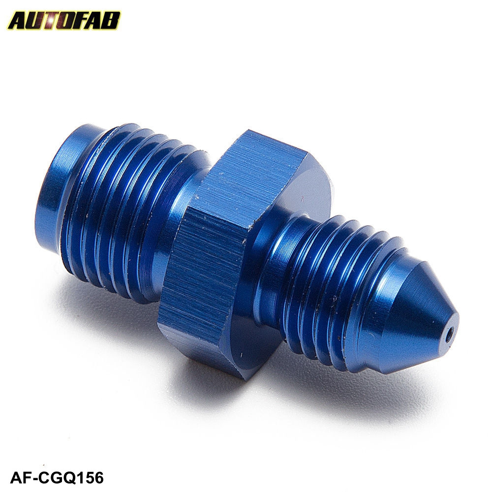 AN3 AluminumTurbo Oil Feed Restrictor Fitting for T25/T28 GT25R GT28R GT30R GT35R Turbo Blue AF-CGQ156