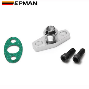 EPMAN Turbo Oil DRAIN OUTLET Flange Gasket Adapter Kit AN10 Fitting For GT T17 T20 T25 T28 T30 T35 EP-TF006