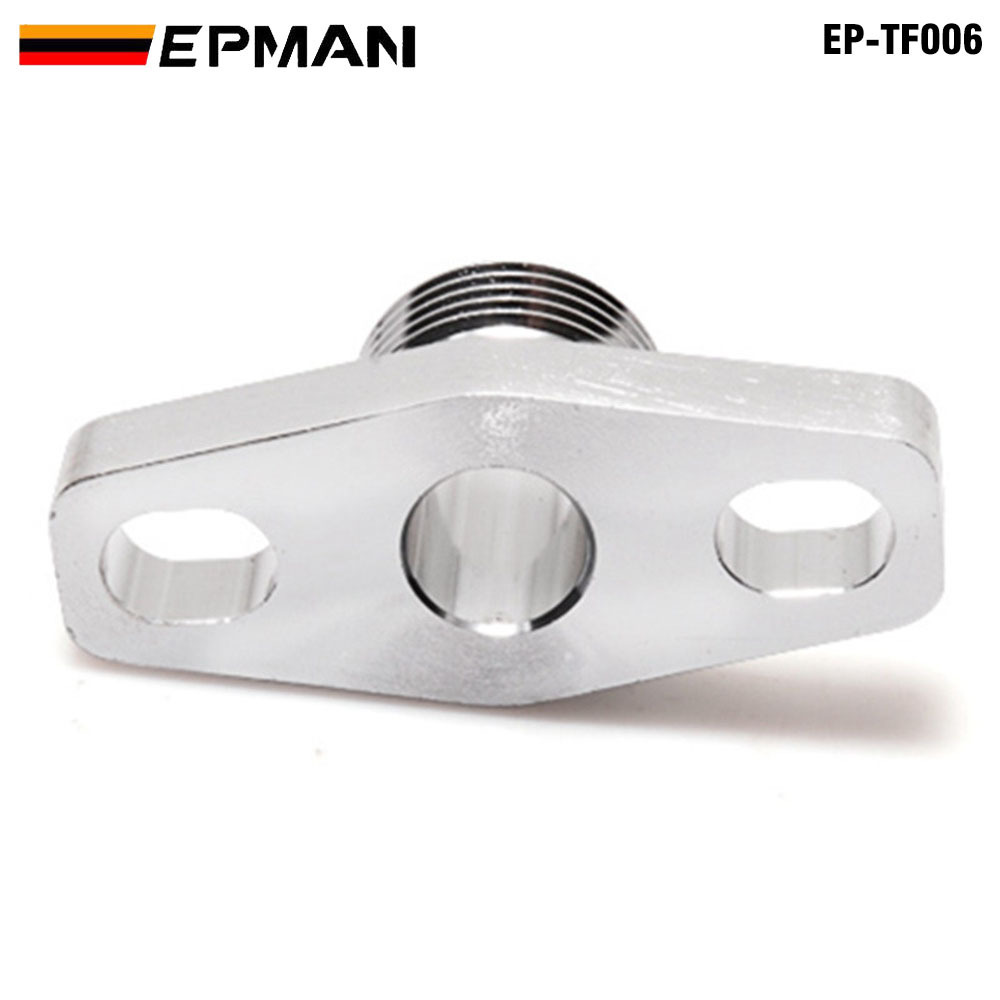 EPMAN Turbo Oil DRAIN OUTLET Flange Gasket Adapter Kit AN10 Fitting For GT T17 T20 T25 T28 T30 T35 EP-TF006